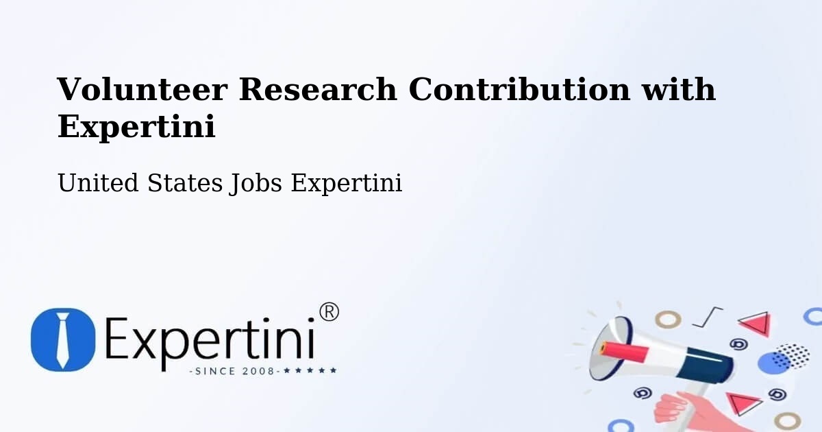 Volunteer Research Contribution Program – Ossining - United States Jobs Expertini